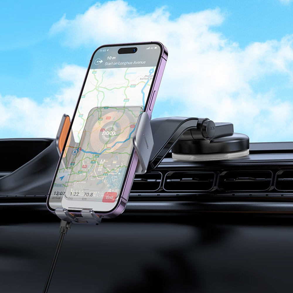 (15W) Magnetic MagSafe Fast Charging Wireless Charger Dashboard Mount Car Cell Phone Holder