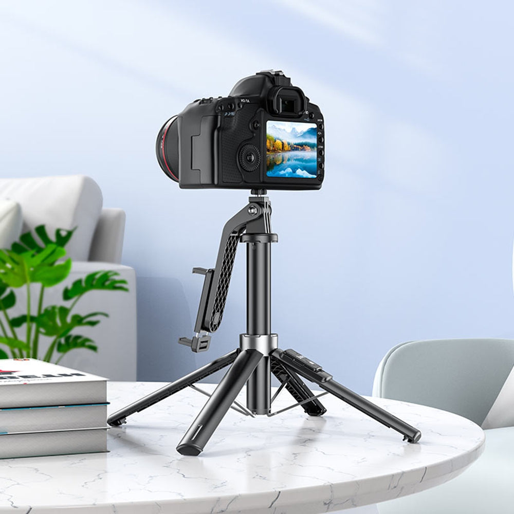 Wireless Bluetooth Extendable Tripod Selfie Stick Phone Holder Stand & Remote Control
