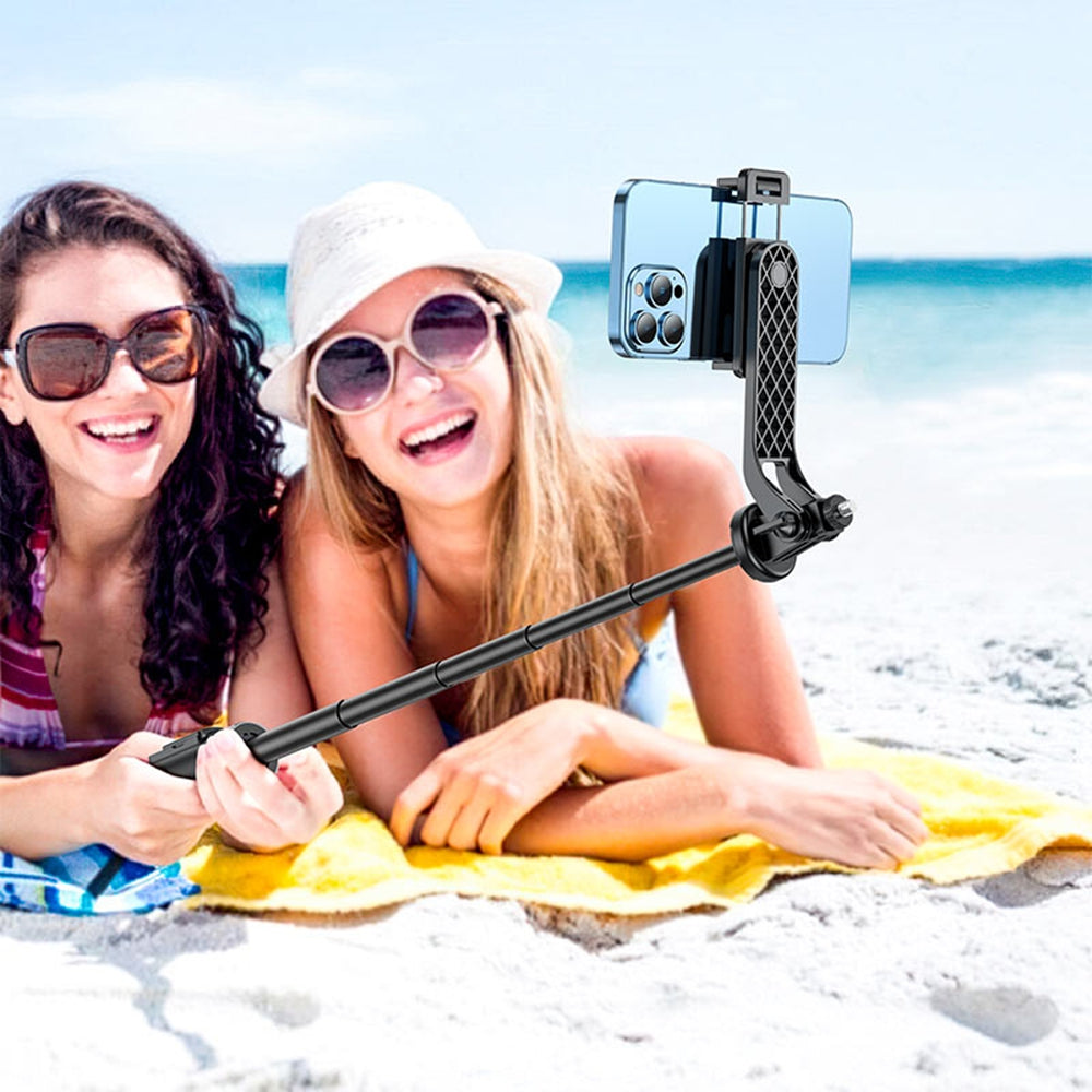 Wireless Bluetooth Extendable Tripod Selfie Stick Phone Holder Stand & Remote Control