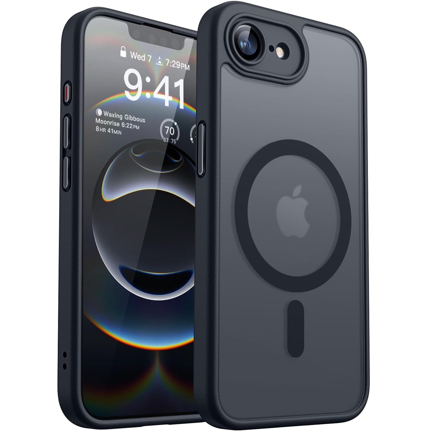 Coque hybride magnétique mate MagSafe pour iPhone 16e