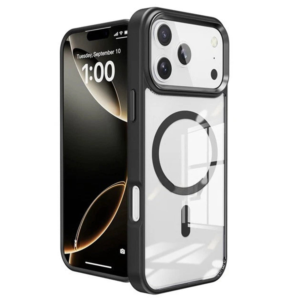 Coque hybride transparente MagSafe pour iPhone 17 Pro Max