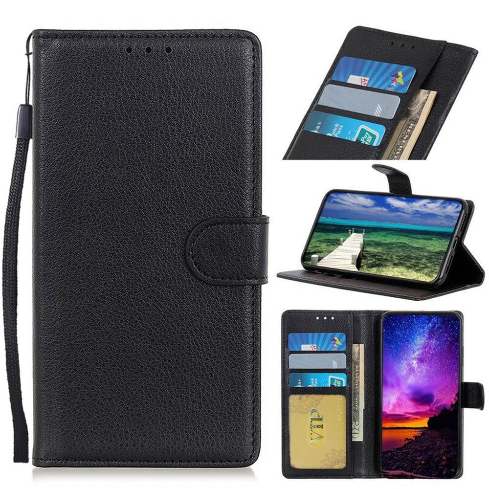 Leather Folio Wallet Case for Samsung Galaxy S25 Edge