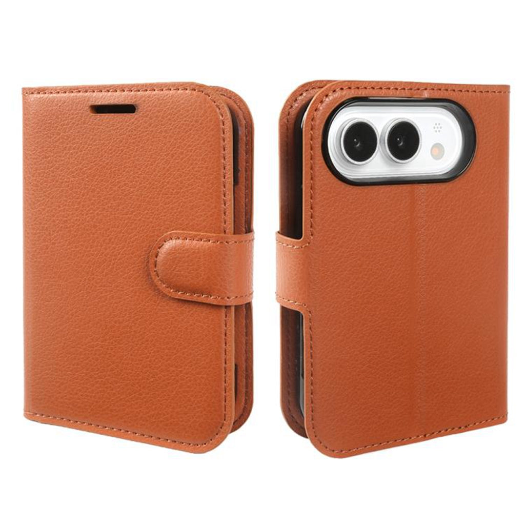 Leather Folio Wallet Case for iPhone Duo