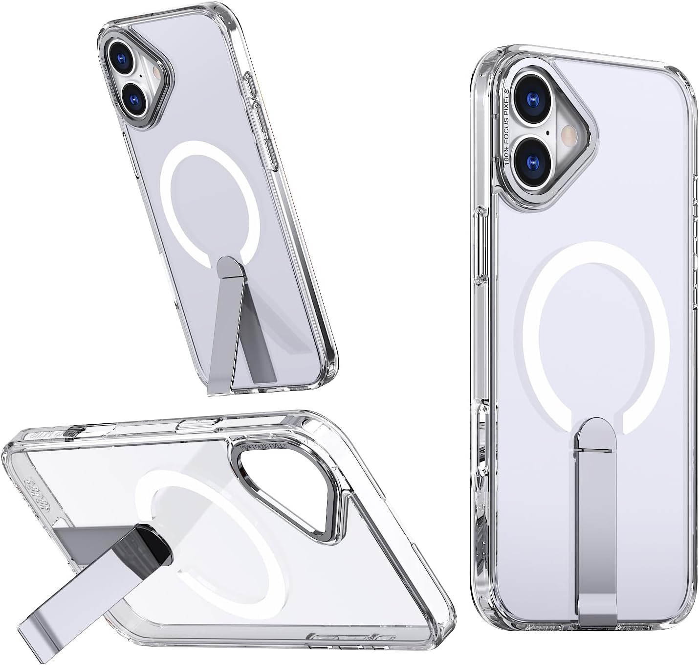 Magnetic MagSafe Case with Kickstand for iPhone 17