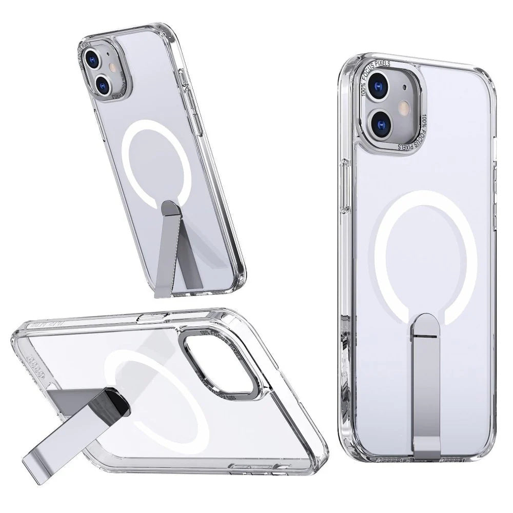 Magnetic MagSafe Case with Kickstand for iPhone 11