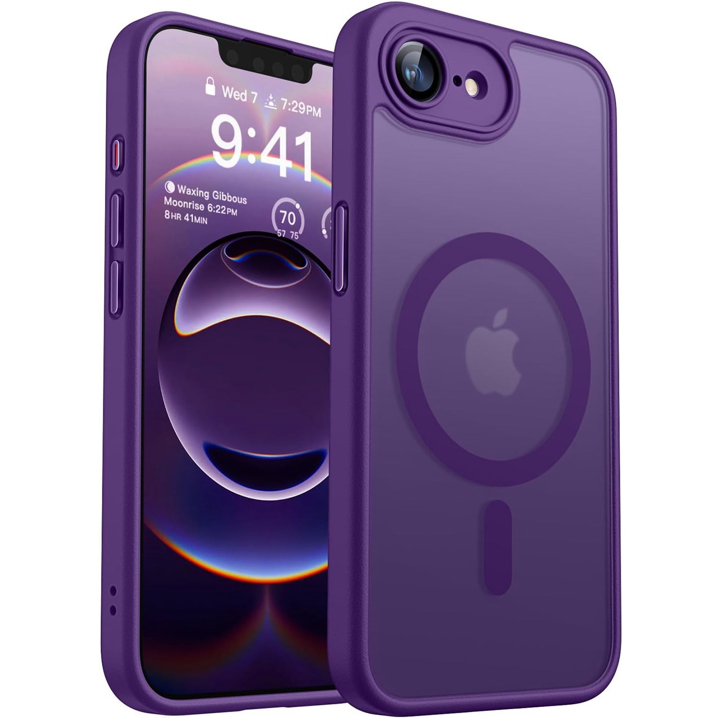 Coque hybride magnétique mate MagSafe pour iPhone 16e