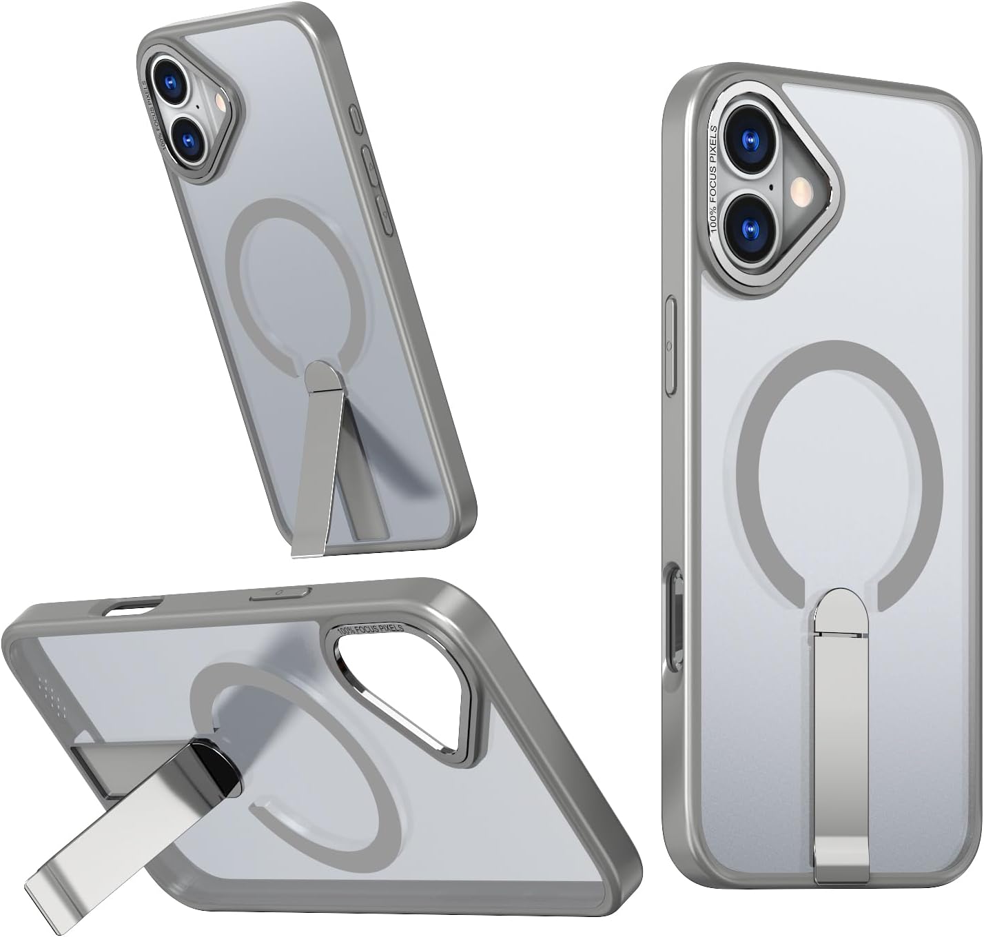Magnetic MagSafe Case with Kickstand for iPhone 17