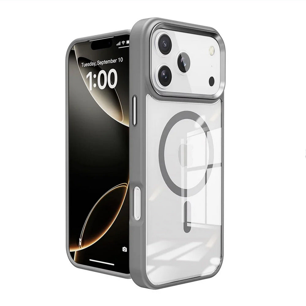 Coque hybride transparente MagSafe pour iPhone 17 Pro Max