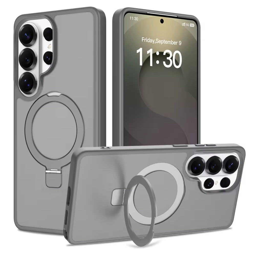 Magnetic MagSafe Case with Ring Kickstand for Samsung Galaxy S26 Ultra