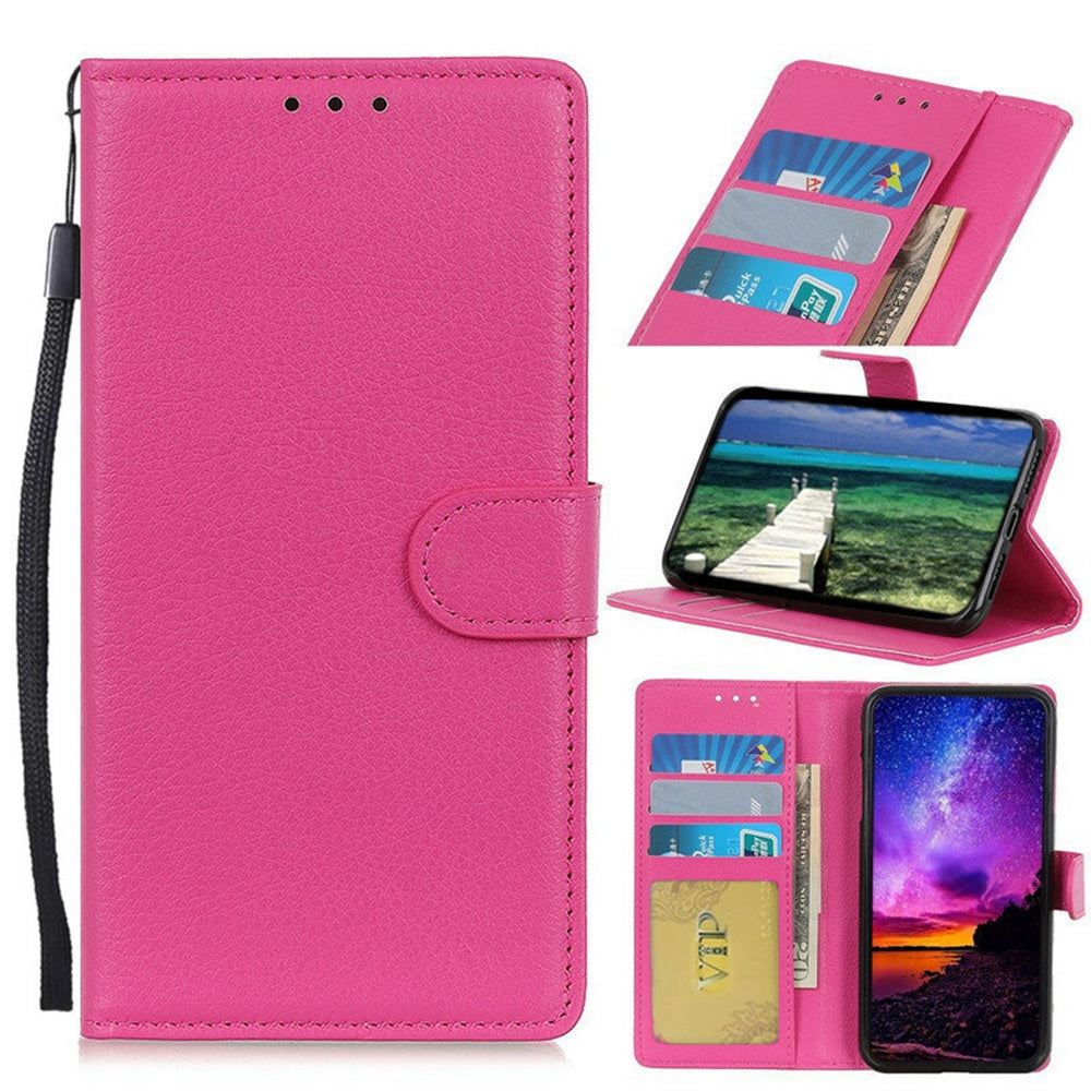 Leather Folio Wallet Case for Samsung Galaxy S25 Edge
