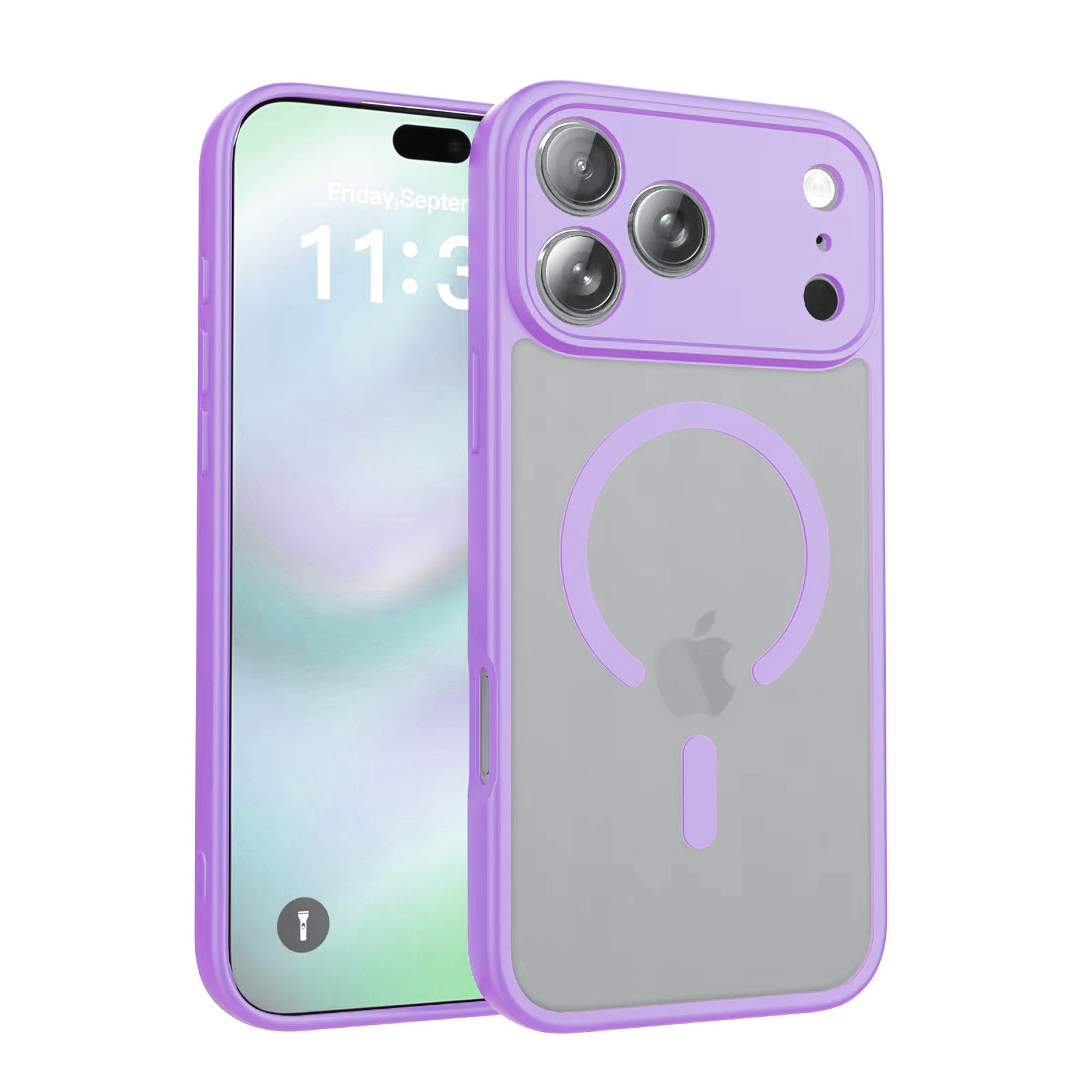 Coque hybride magnétique mate MagSafe pour iPhone 17 Pro Max