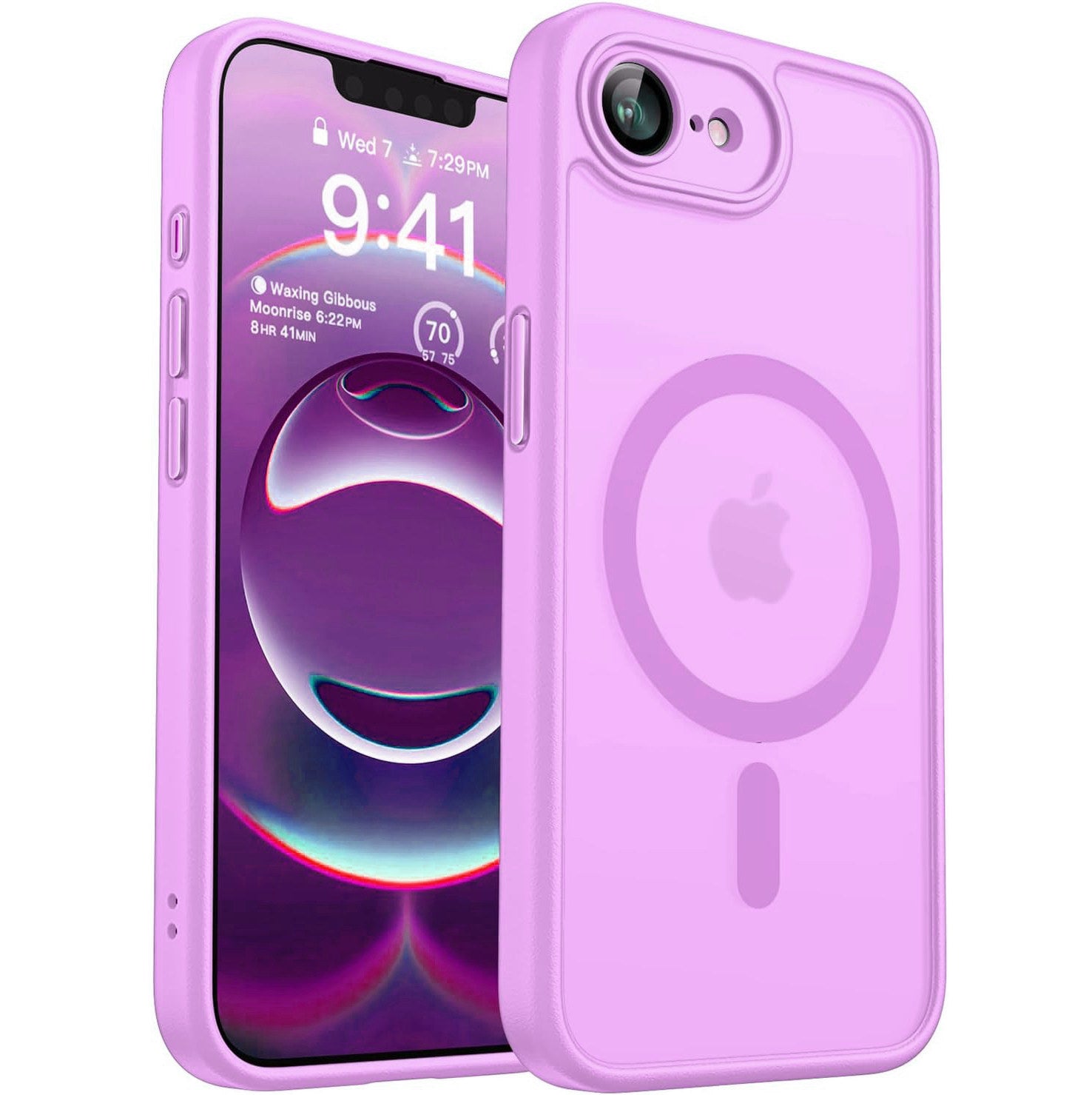 Coque hybride magnétique mate MagSafe pour iPhone 16e