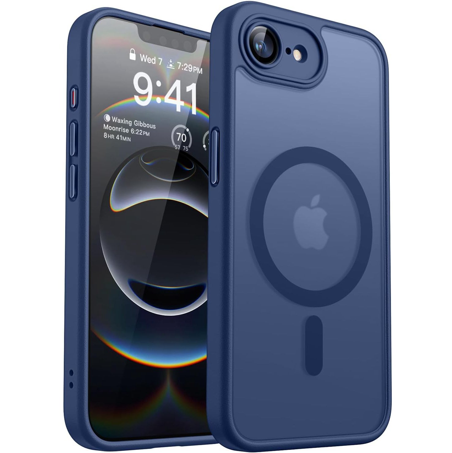 Coque hybride magnétique mate MagSafe pour iPhone 16e