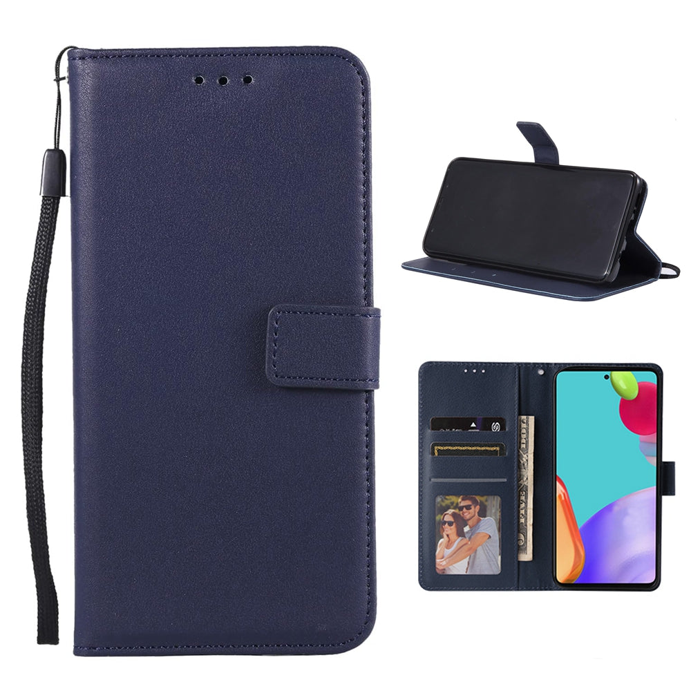 Leather Folio Wallet Case for Samsung Galaxy S25 Edge