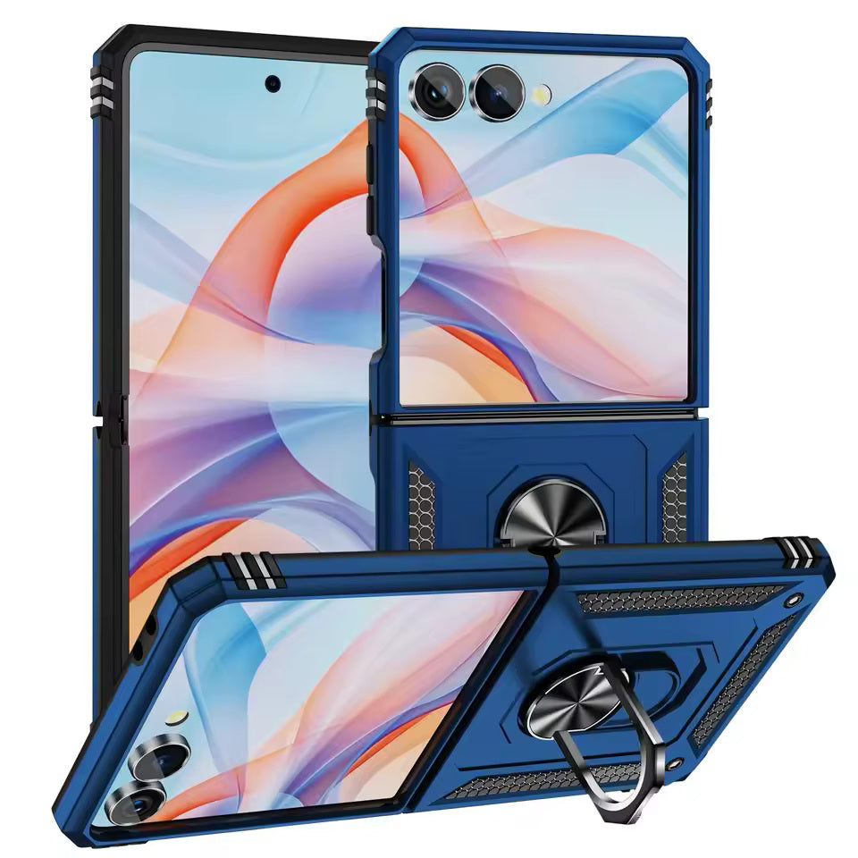 Coque hybride à anneau pour Samsung Galaxy Z Flip 7
