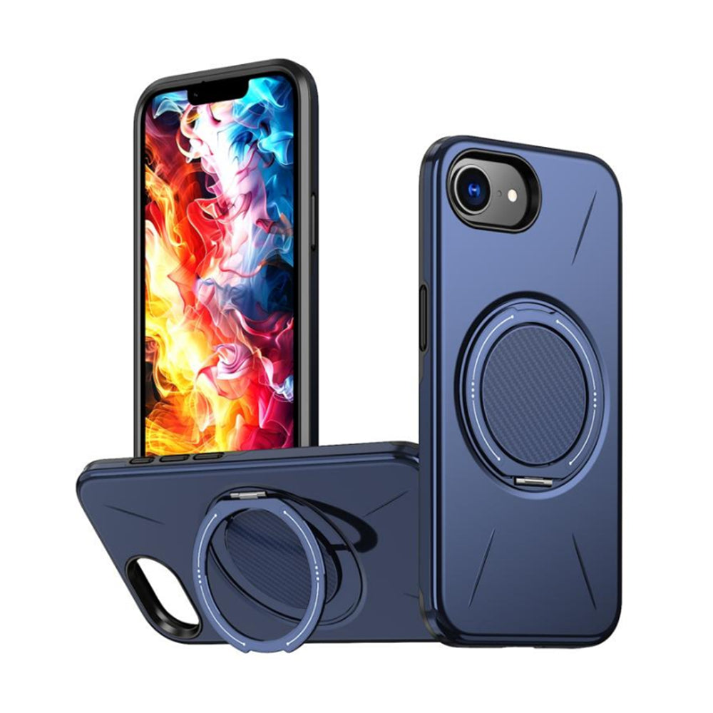 Magnetic MagSafe Ring Case with Rotating Kickstand for iPhone 17e / 16e