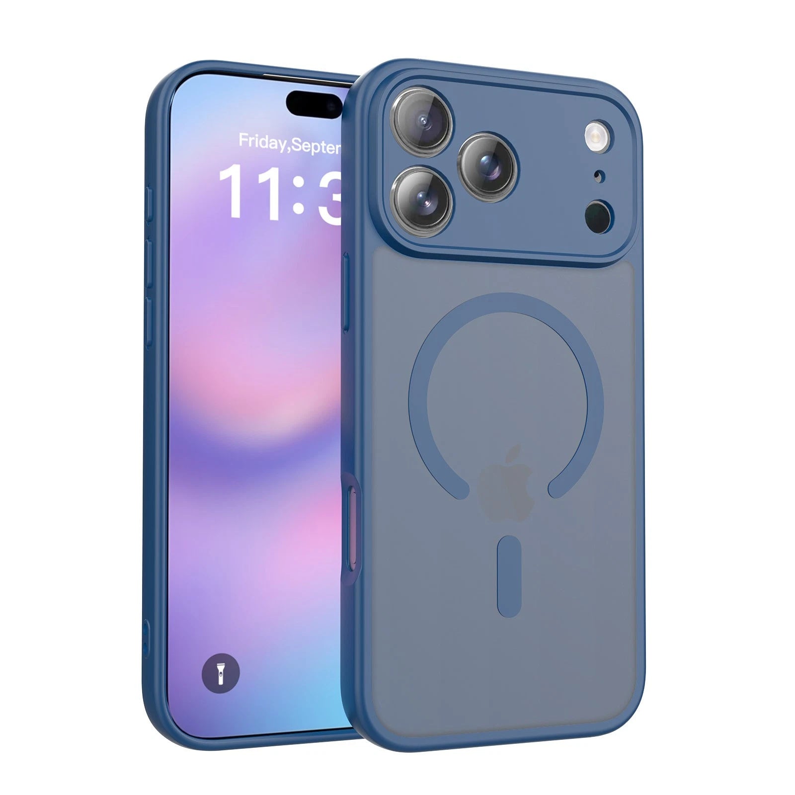 Coque hybride magnétique mate MagSafe pour iPhone 17 Pro Max