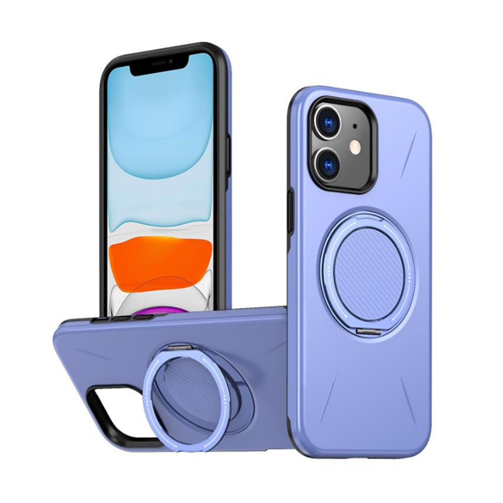 Magnetic MagSafe Ring Case with Rotating Kickstand for iPhone 11 / XR