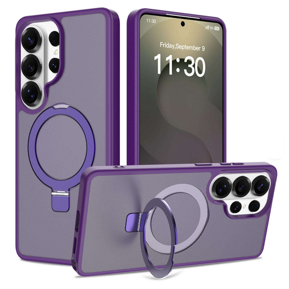 Magnetic MagSafe Case with Ring Kickstand for Samsung Galaxy S26 Ultra