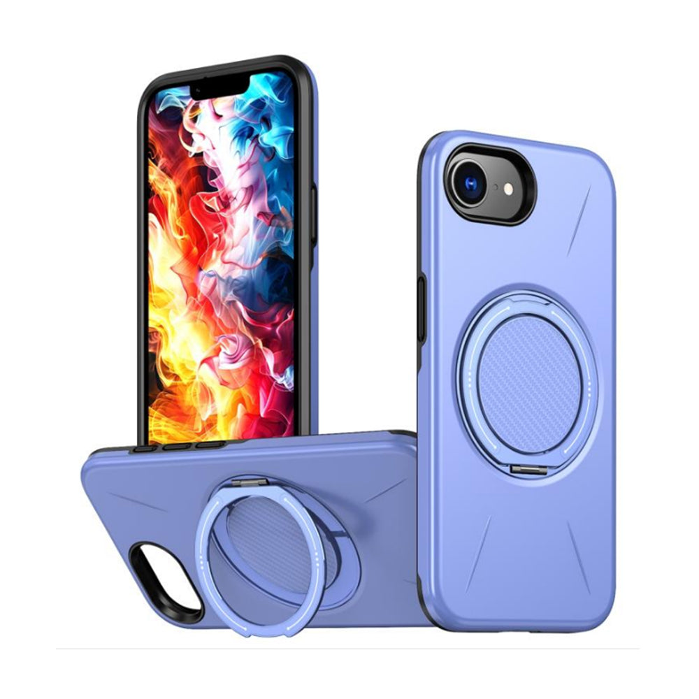 Magnetic MagSafe Ring Case with Rotating Kickstand for iPhone 17e / 16e