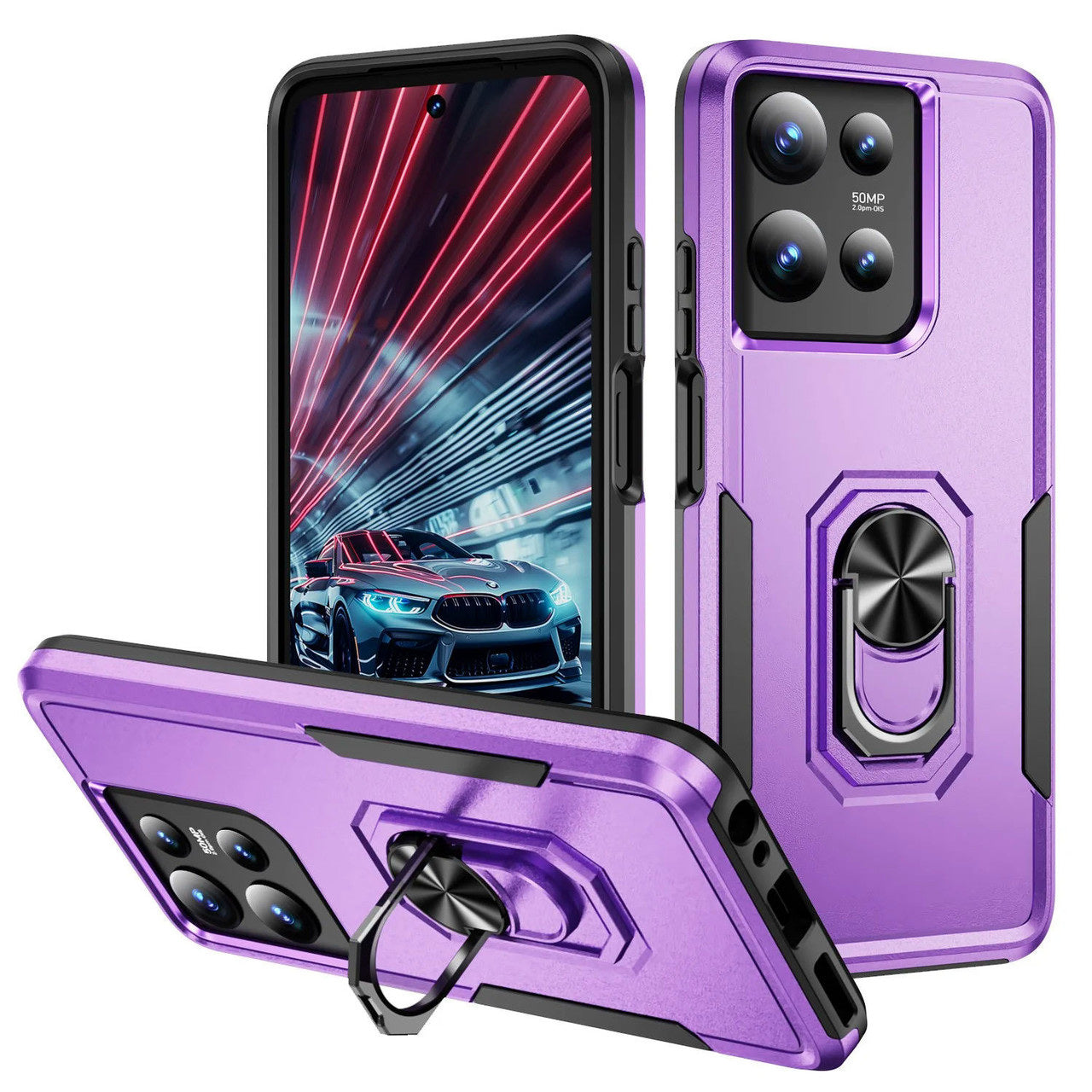 Heavy Duty Ring Case for Motorola Moto G Play (2026) / G 5G (2025 / 2026)