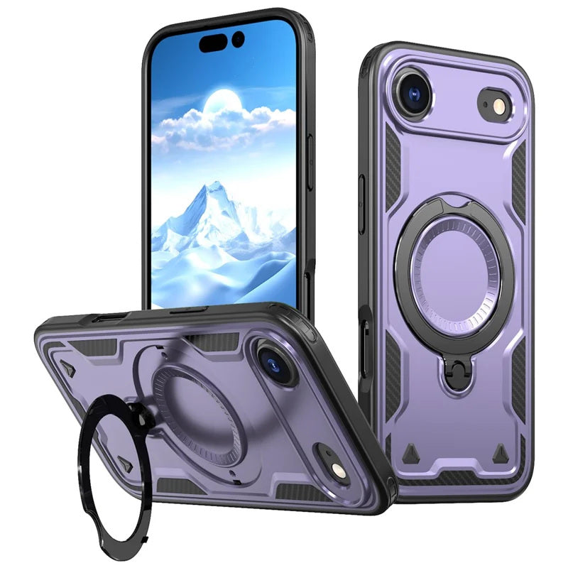 Coque antichoc avec anneau de support Magsafe pour iPhone 17 Air