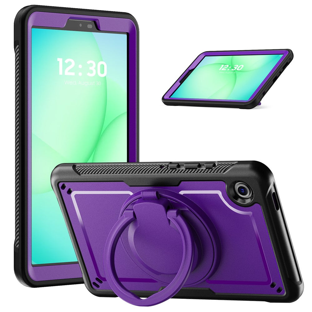Étui de protection robuste avec anneau pour tablette Samsung Tab A11 / A9 8,7