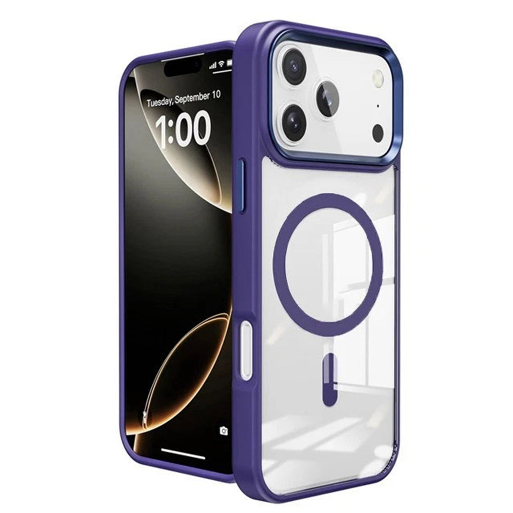 Coque hybride transparente MagSafe pour iPhone 17 Pro Max
