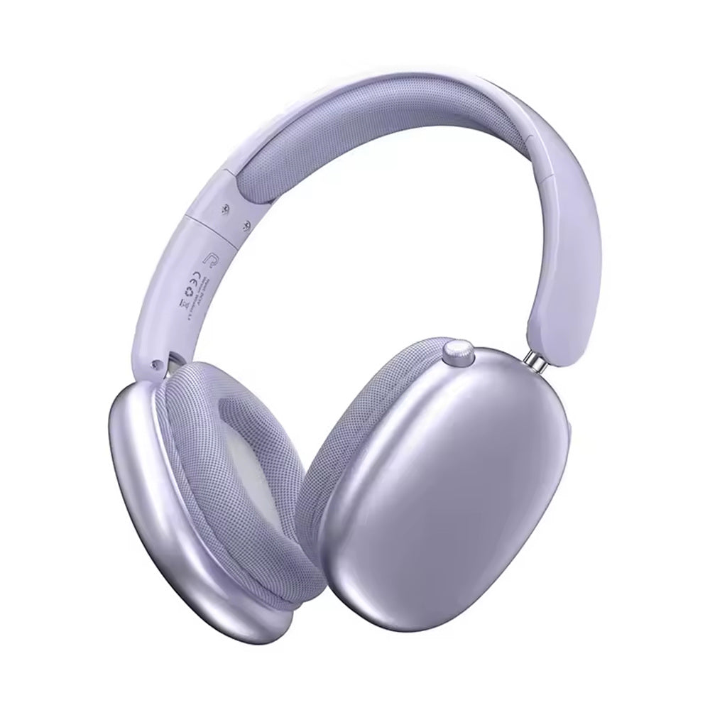 Casque stéréo supra-auriculaire sans fil Bluetooth avec basses puissantes
