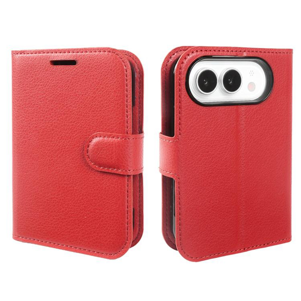 Leather Folio Wallet Case for iPhone Duo