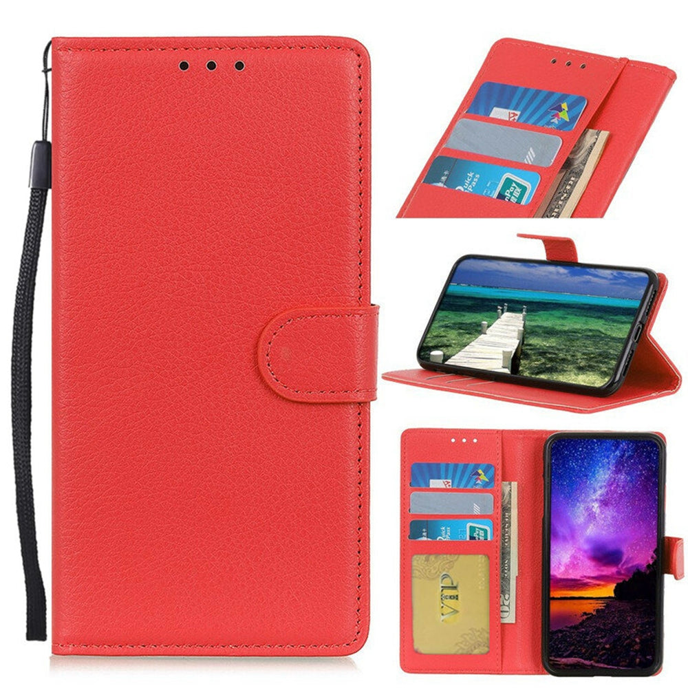 Leather Folio Wallet Case for Samsung Galaxy S25 Edge