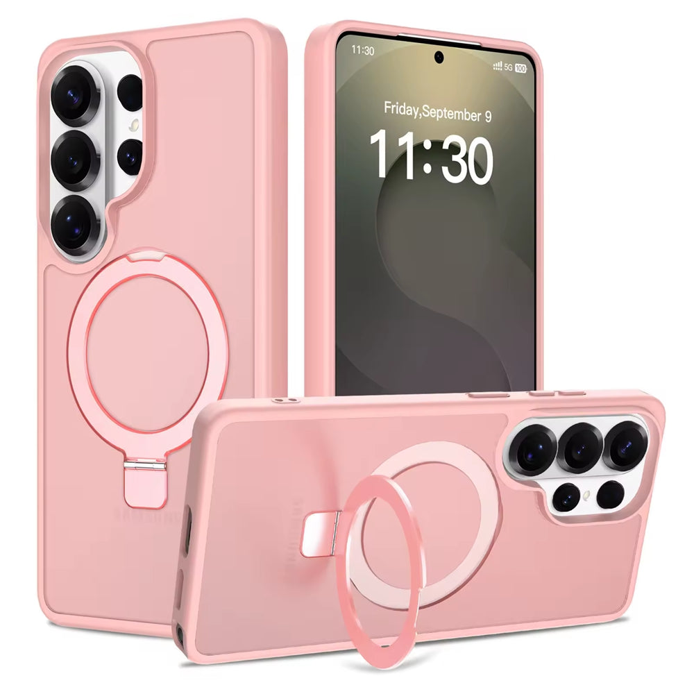 Magnetic MagSafe Case with Ring Kickstand for Samsung Galaxy S26 Ultra