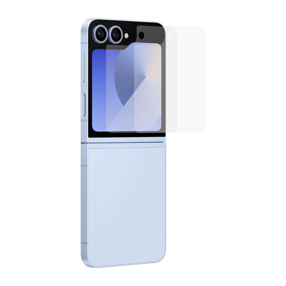 Lot de 2 protections d'écran en verre trempé pour Samsung Galaxy Z Flip 7
