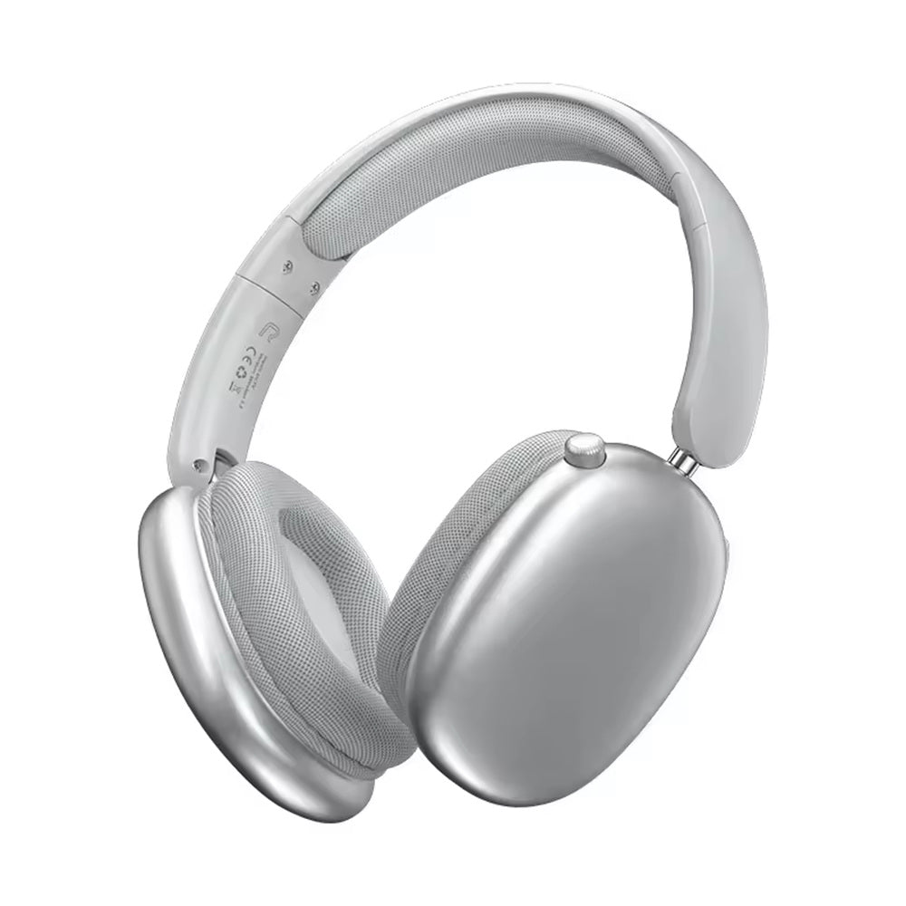 Casque stéréo supra-auriculaire sans fil Bluetooth avec basses puissantes