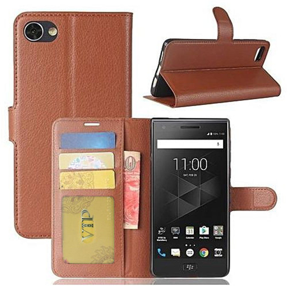 Étui portefeuille en cuir pour Blackberry Motion