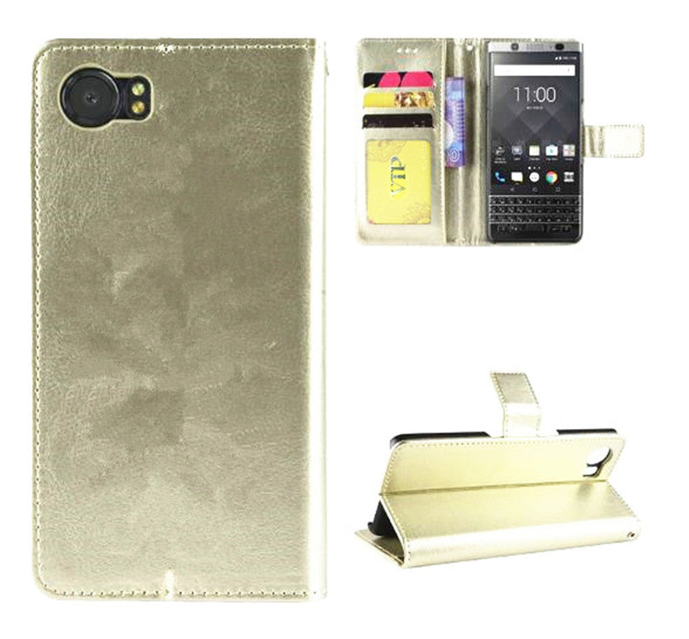 Étui portefeuille en cuir pour Blackberry Motion