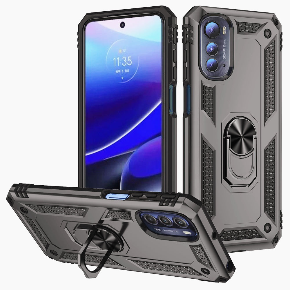 Étui à anneau hybride pour Motorola Moto Edge (2022)