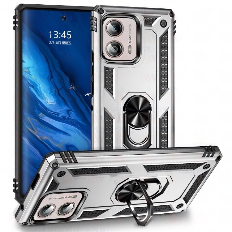 Étui à anneau hybride pour Motorola Moto Edge+ Plus (2023)