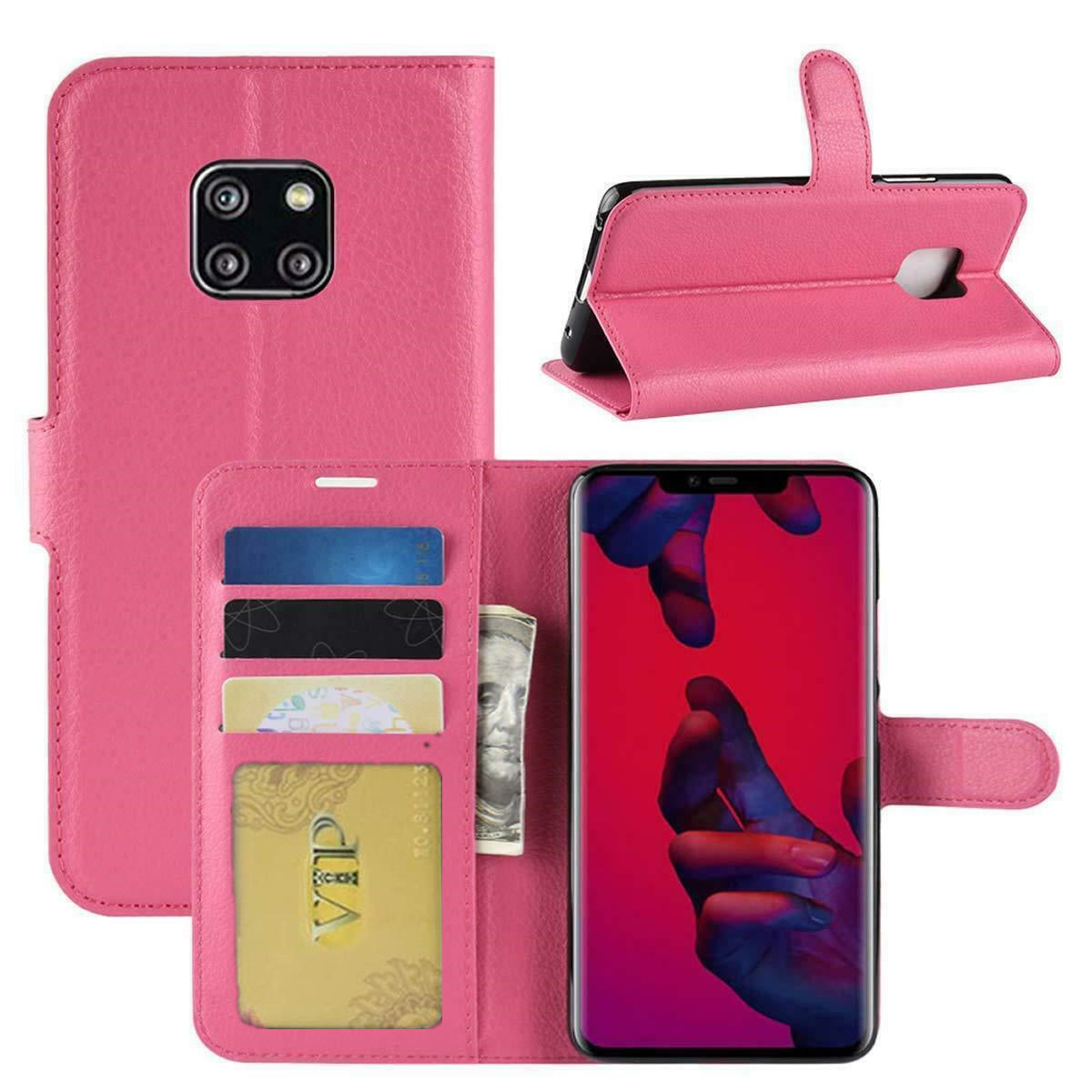 Etui Portefeuille Folio en Cuir pour Huawei Mate 20 Pro