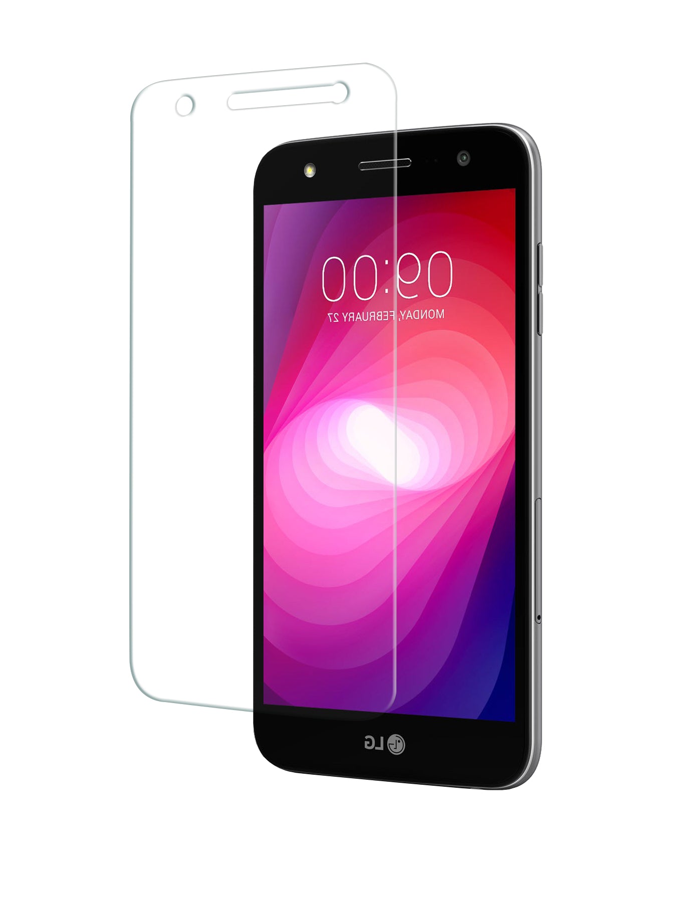(2 paquets) Protecteur d'écran en verre trempé pour LG X Power 3