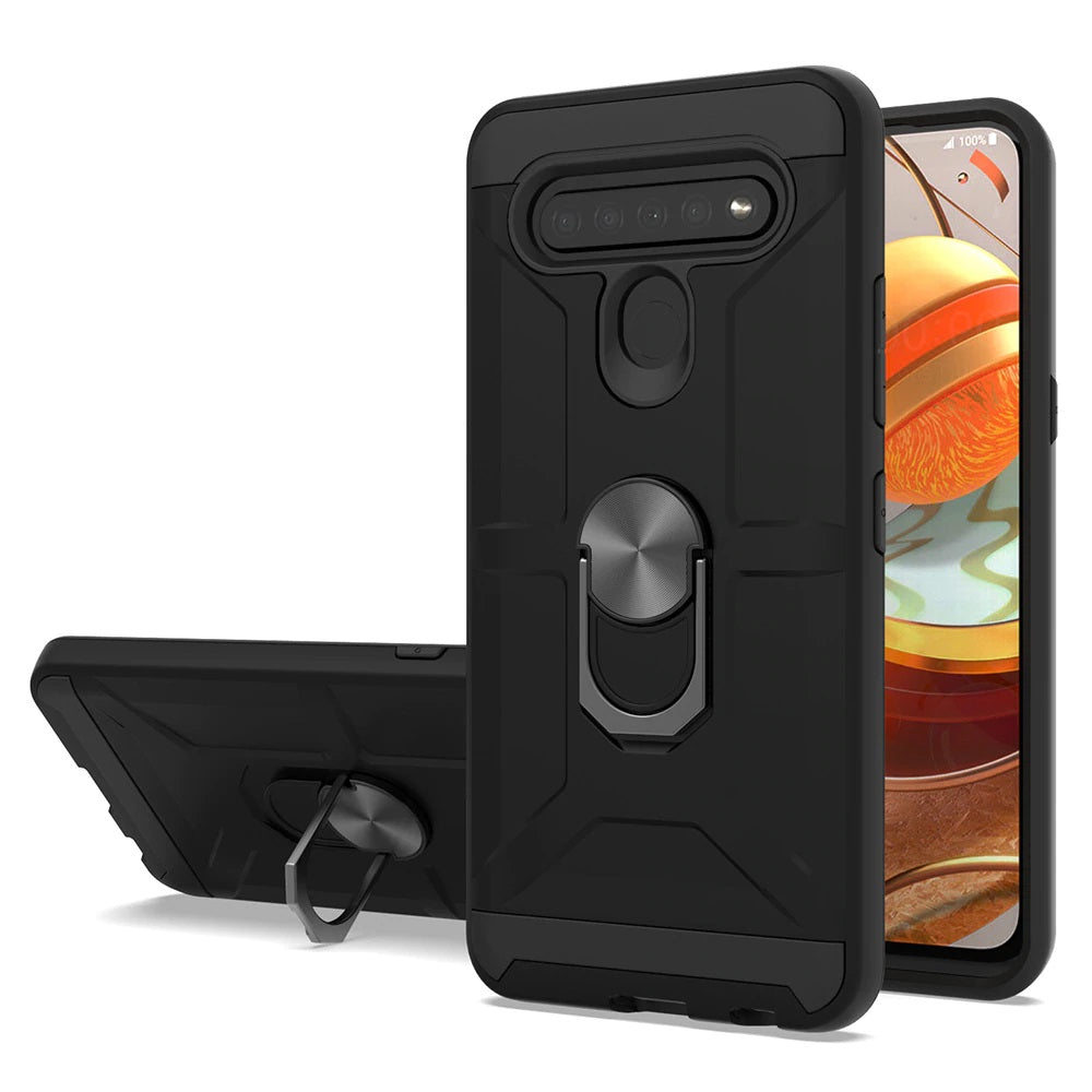 Étui à anneau hybride pour LG K61