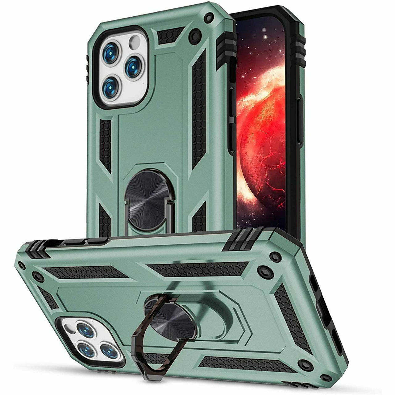 Coque à anneau hybride pour iPhone 15 Pro