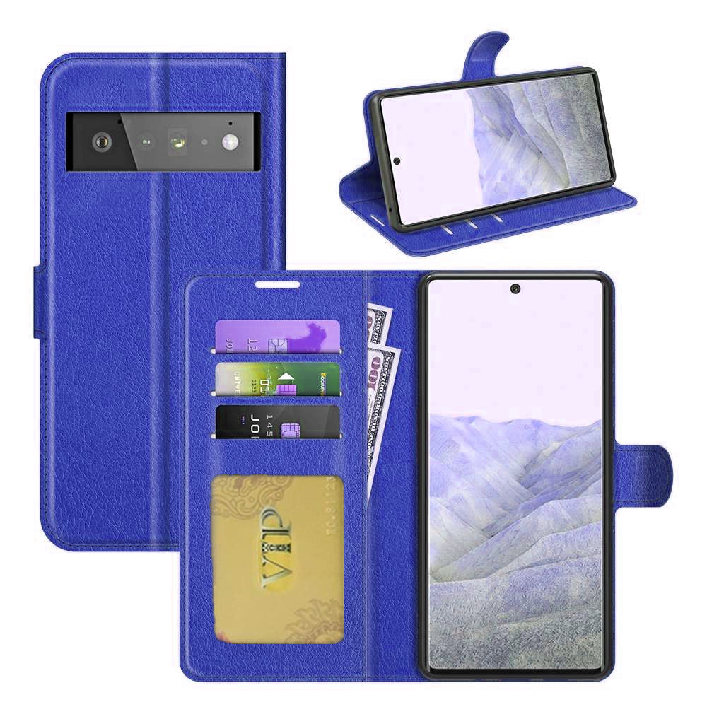Étui portefeuille en cuir pour Google Pixel 6 Pro