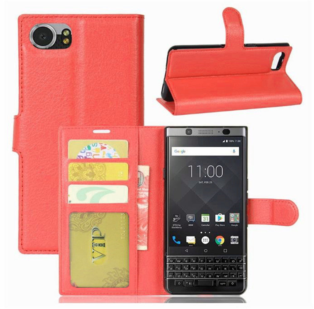 Étui portefeuille en cuir pour Blackberry Motion