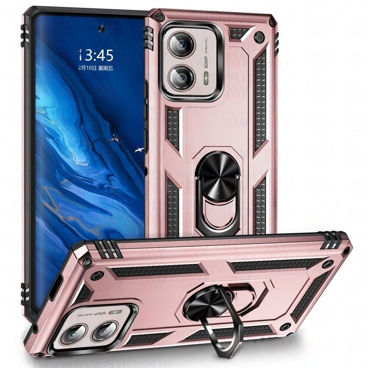 Étui à anneau hybride pour Motorola Moto Edge+ Plus (2023)