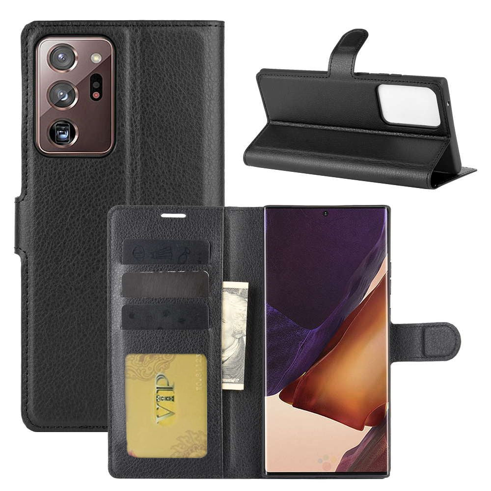 Étui portefeuille en cuir pour Samsung Galaxy Note 20 Ultra