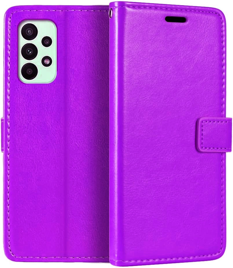 Leather Folio Wallet Case for Samsung Galaxy A23 4G / 5G